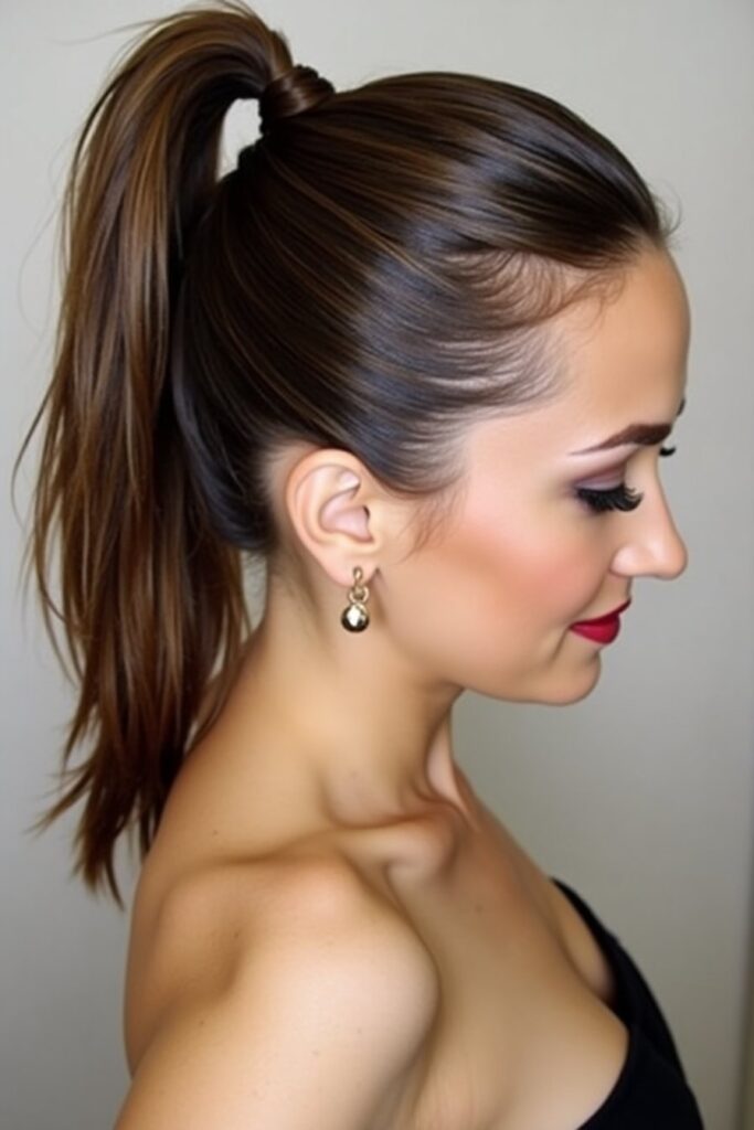 Twisted Ponytail with Height