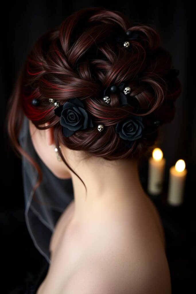 Vampire Bride Updo
