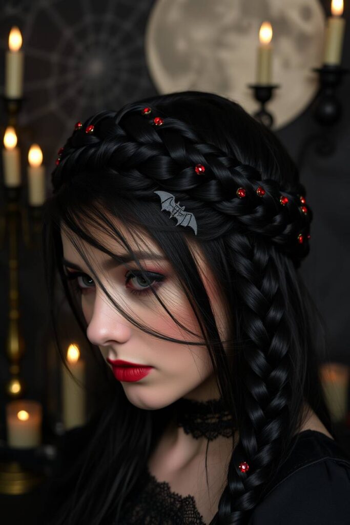 Vampire Crown Braid