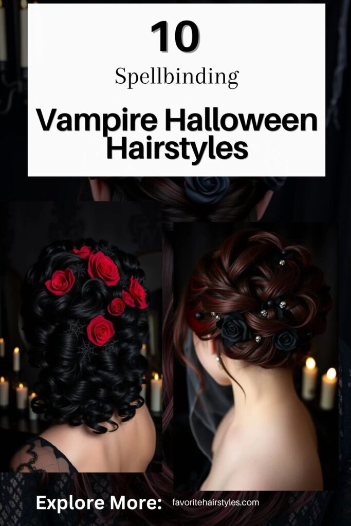 Vampire Halloween Hairstyles