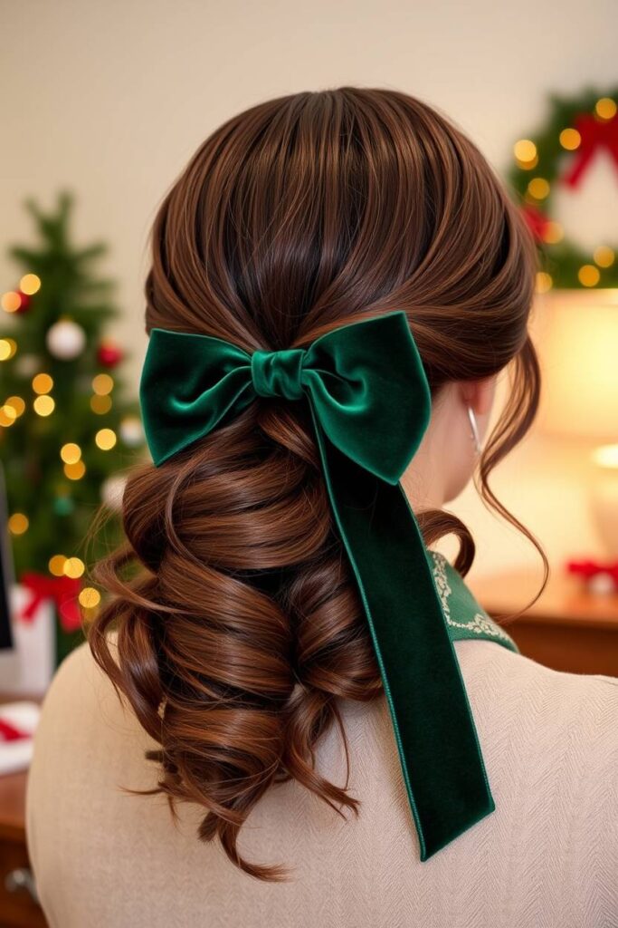 Velvet Ribbon Ponytail