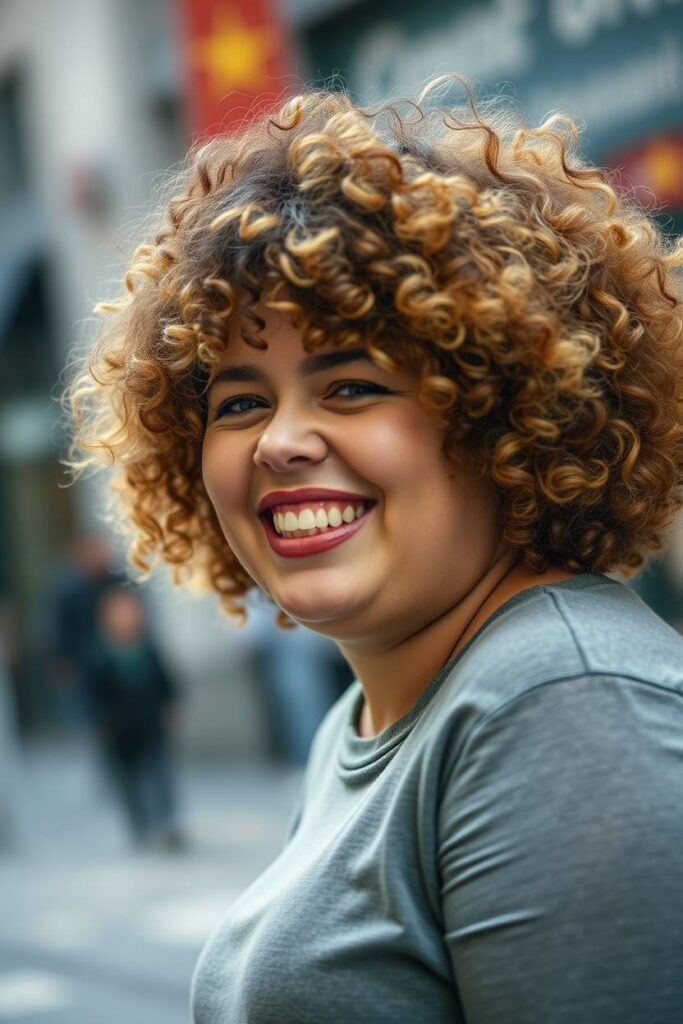Voluminous Crown Curls