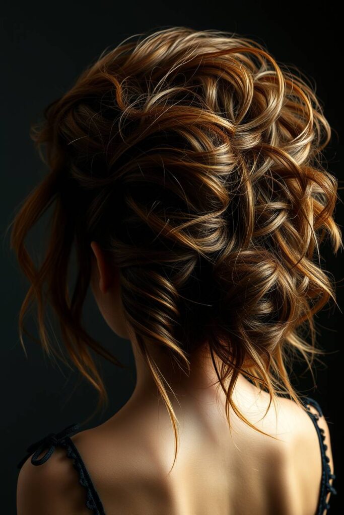 Wild Teased Hair