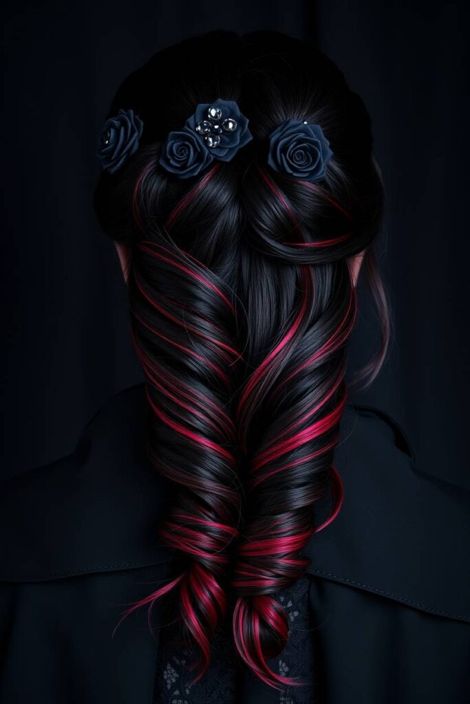 Wild Teased Vampire Hair