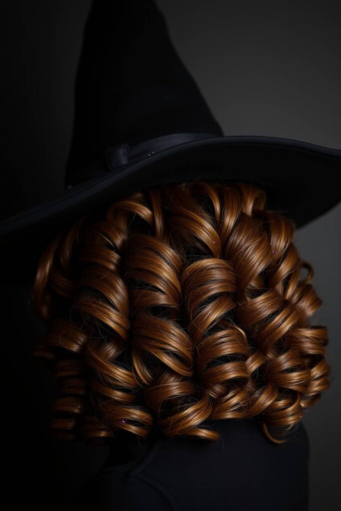 Witchy Curls with Hat