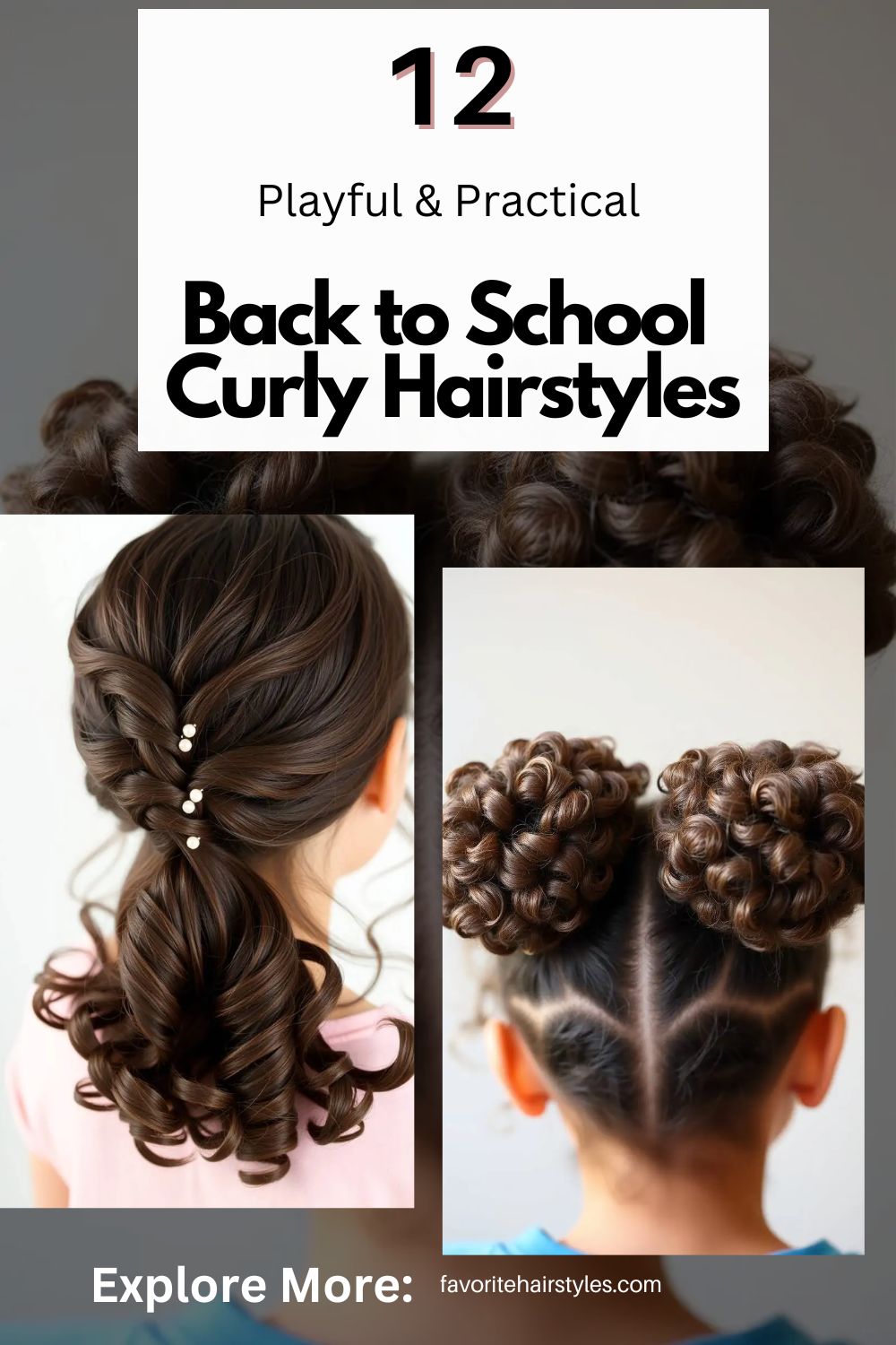 Back to School Curly Hairstyles