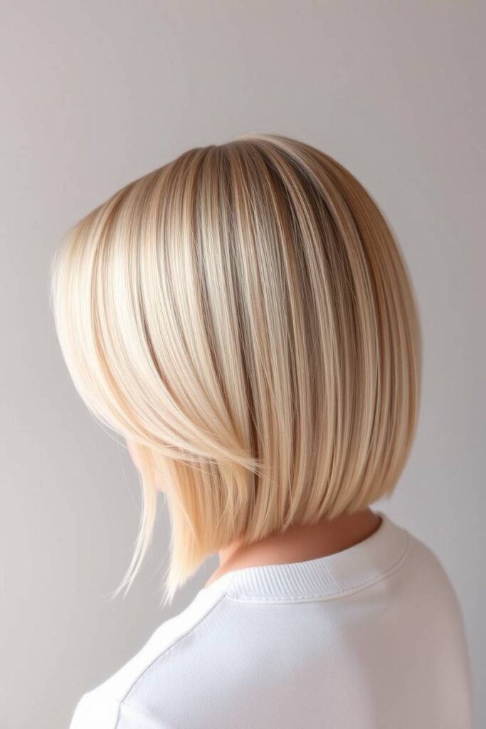 Blunt Cut Lob
