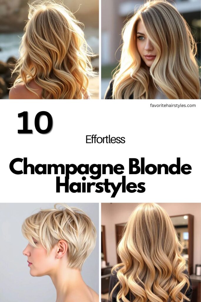 Champagne Blonde Hairstyles