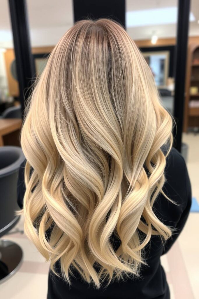 Creamy Beige Blonde Smudge