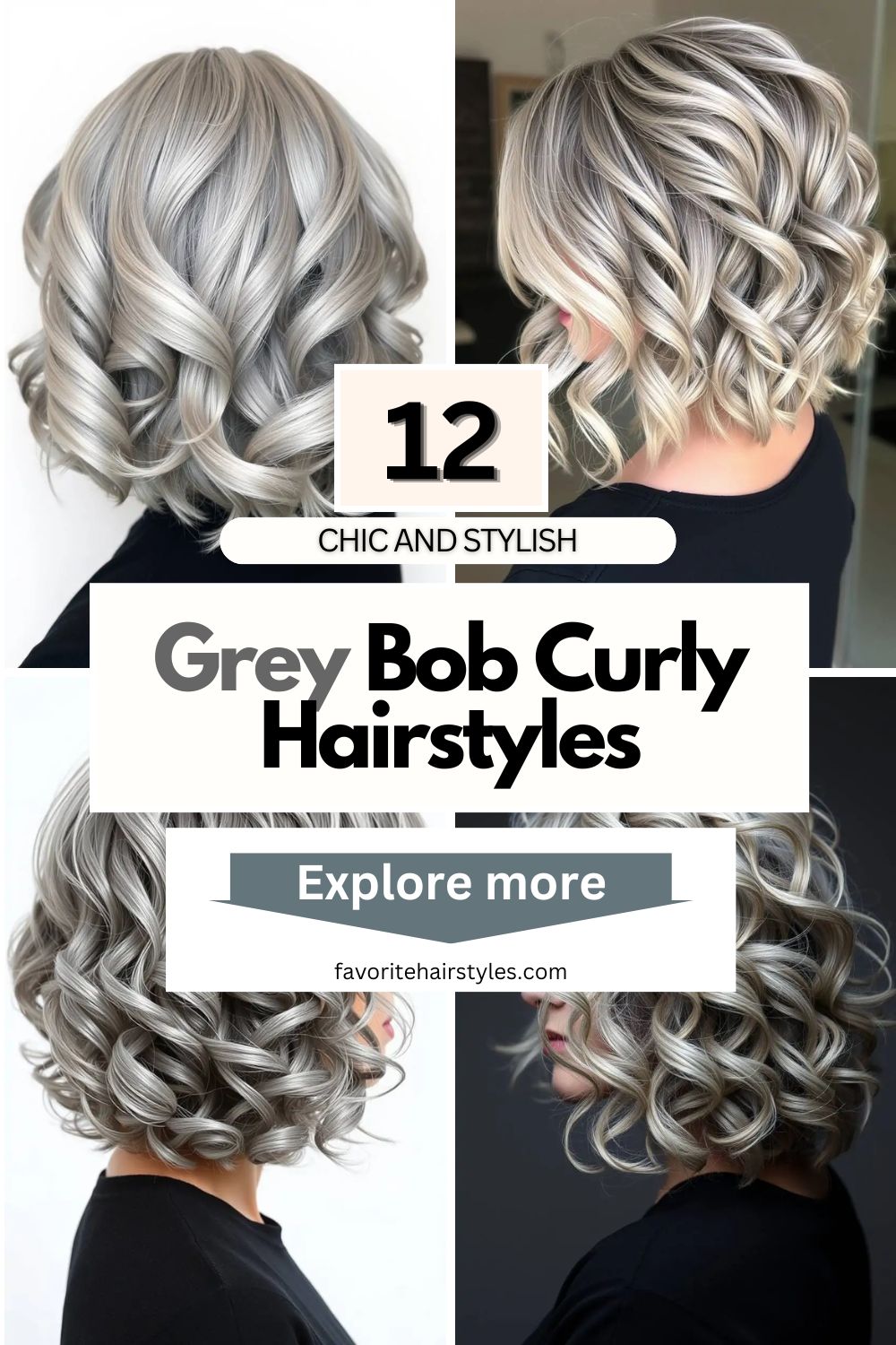 Grey Bob Curly Hairstyles