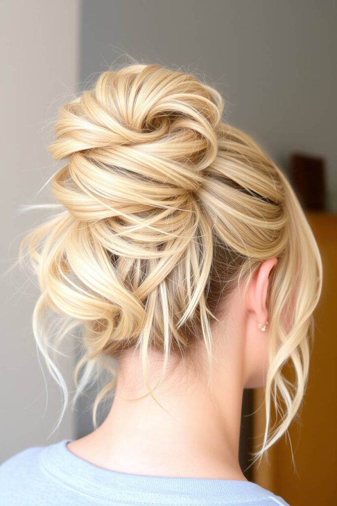 Messy Bun Updo