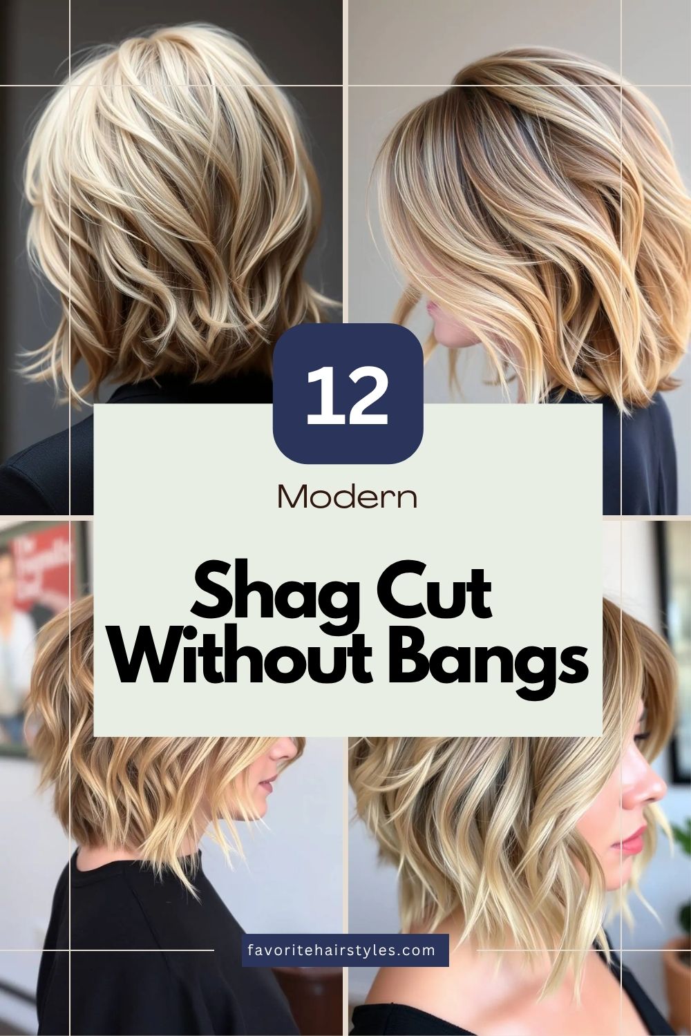Shag Cut Without Bangs