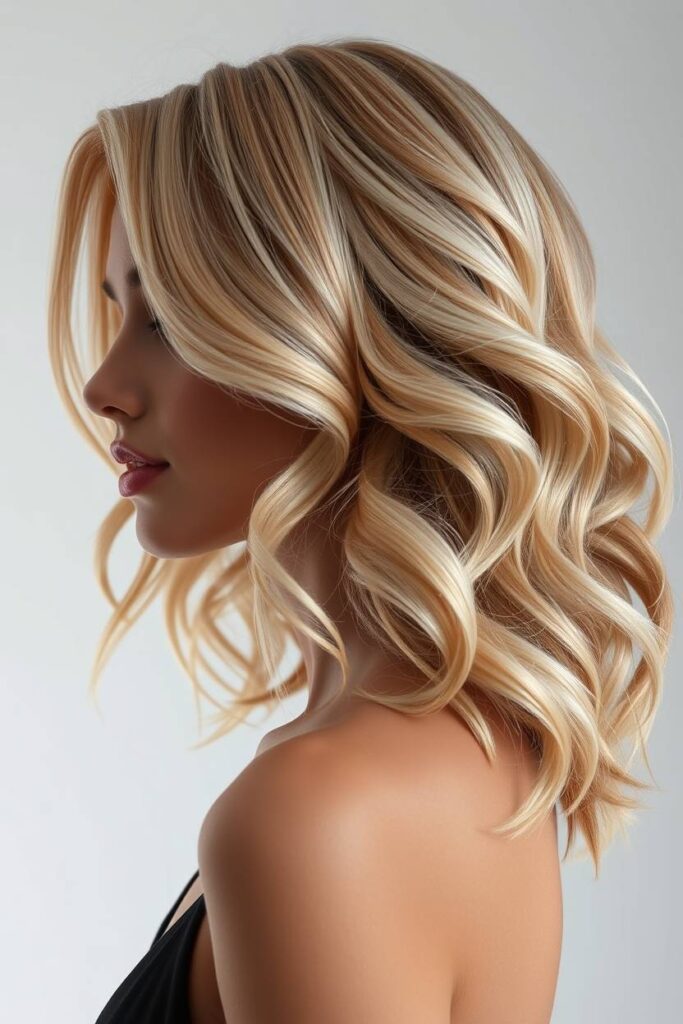 Vanilla Cream with Chestnut Lowlights