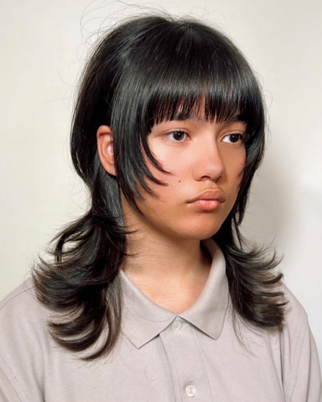 Hime Cut Wavy Hair