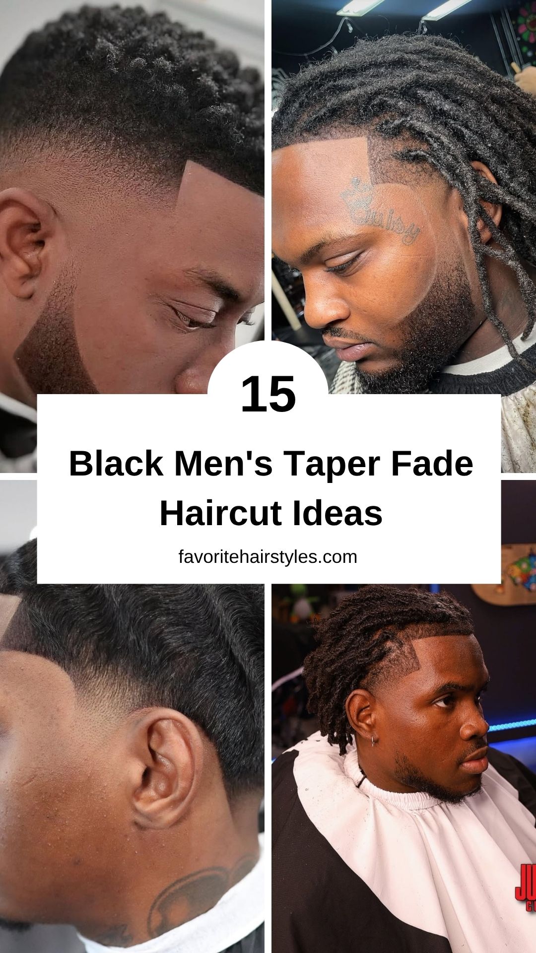 Black Men's Taper Fade Haircut