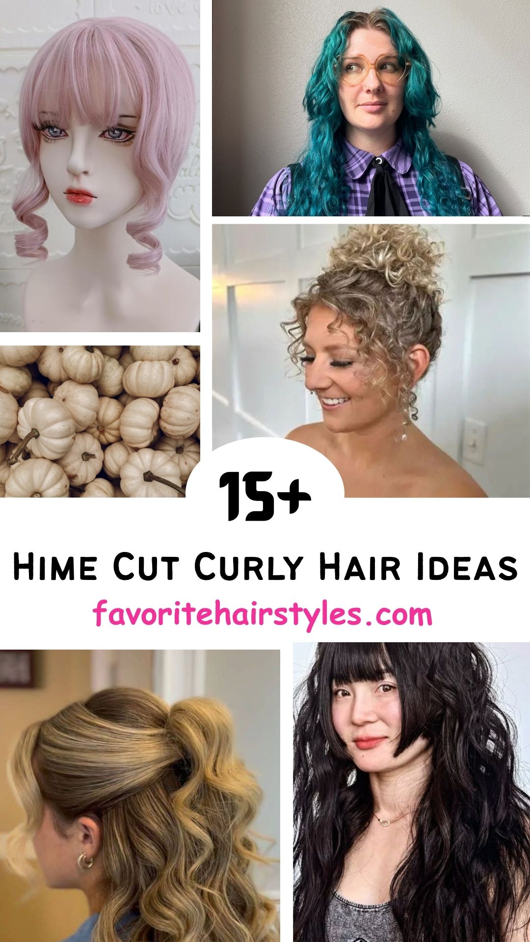 Hime Cut Curly Hair