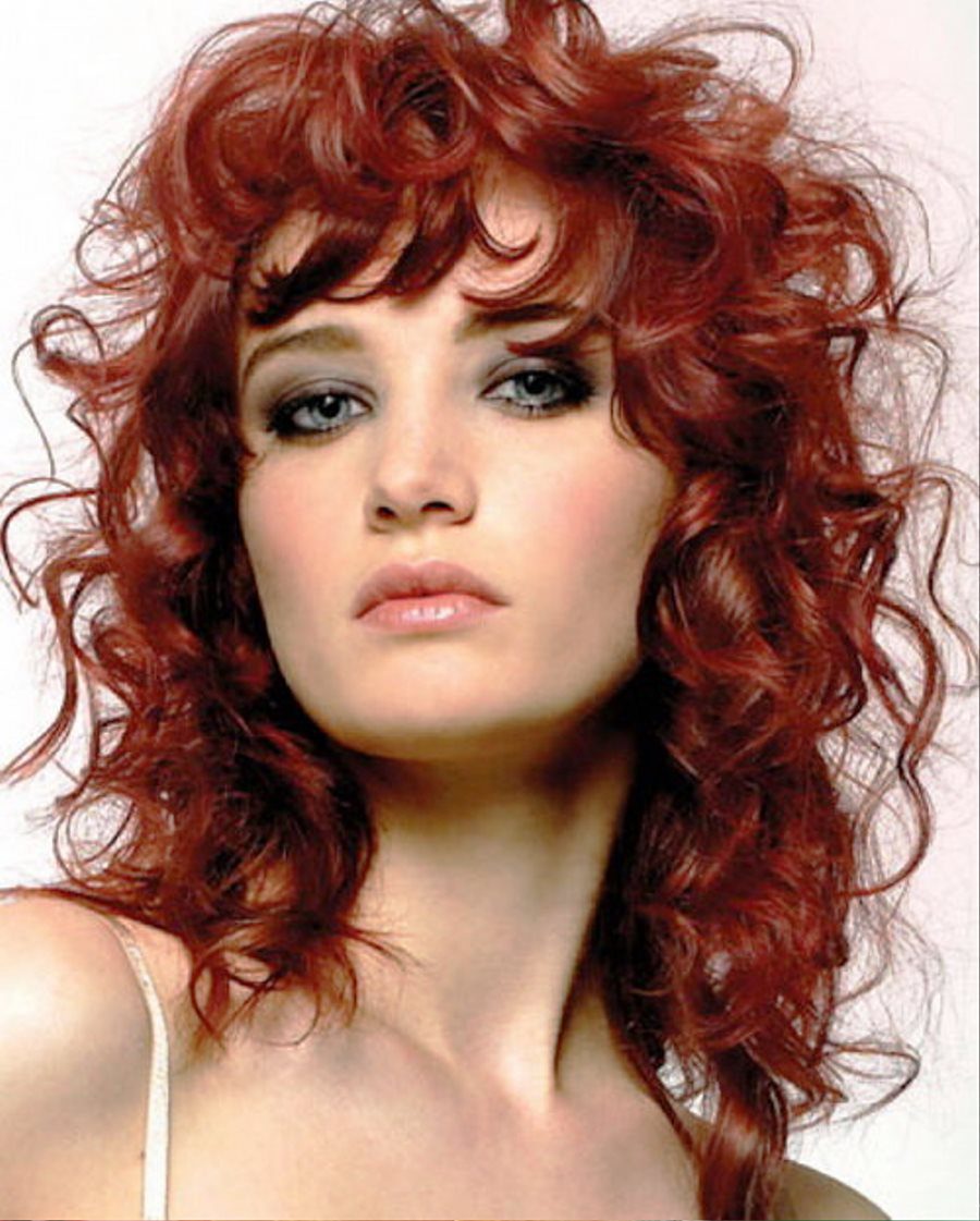 Hime Cut Curly Hair