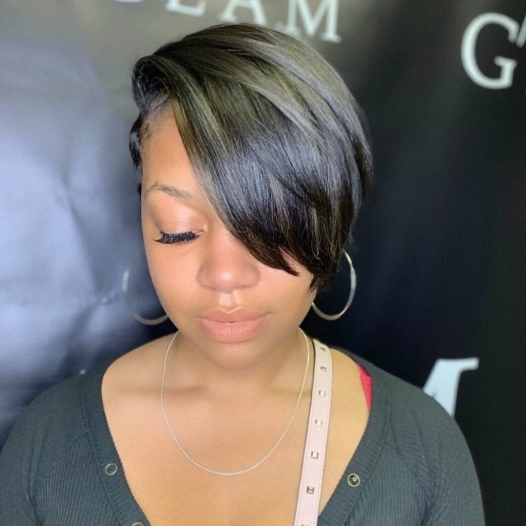 Black Women’s Taper Fade Haircut