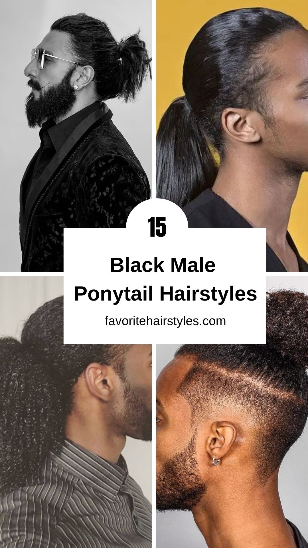 Black Male Ponytail Hairstyles