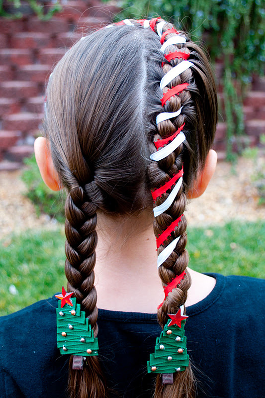 Christmas Themed Hairstyles