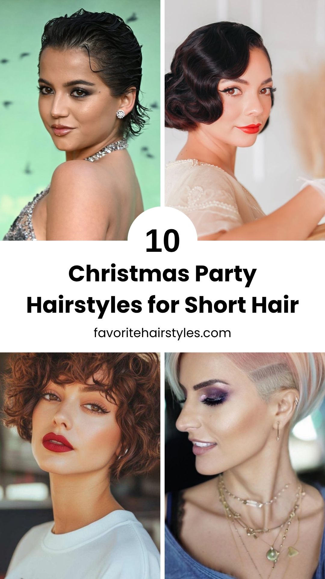 Christmas Party Hairstyles for Short Hair