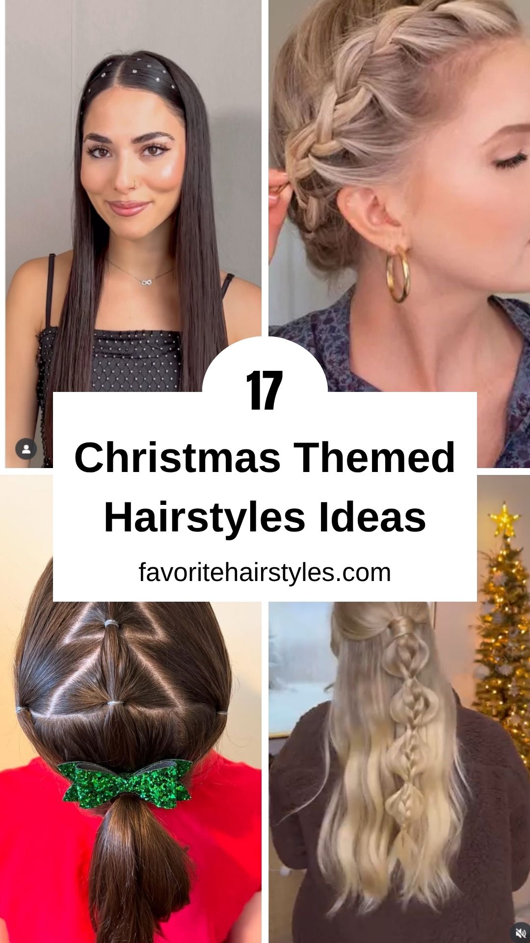 Christmas Themed Hairstyles