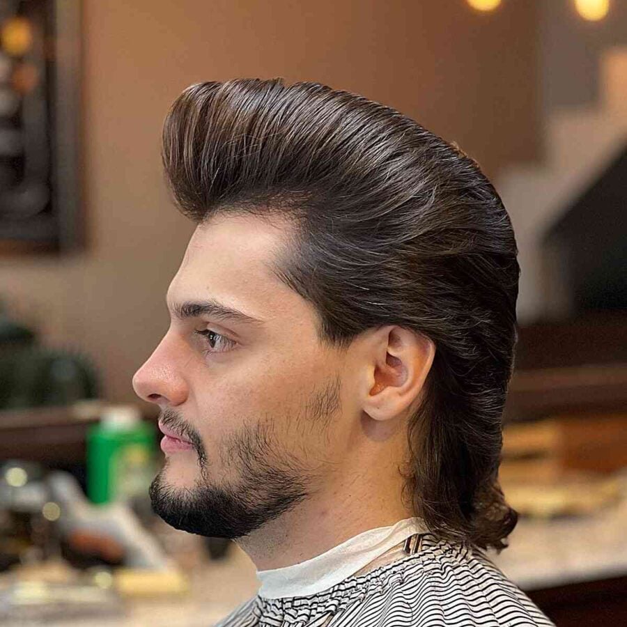 Long Pompadour Haircut