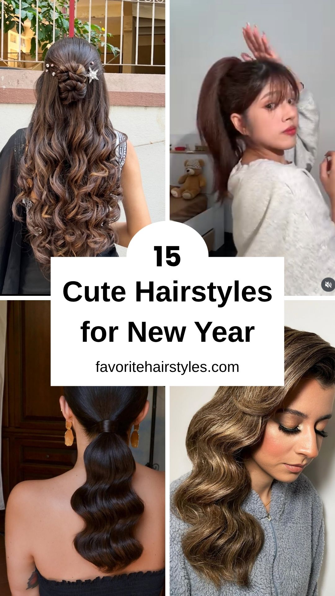 Cute Hairstyles for New Year