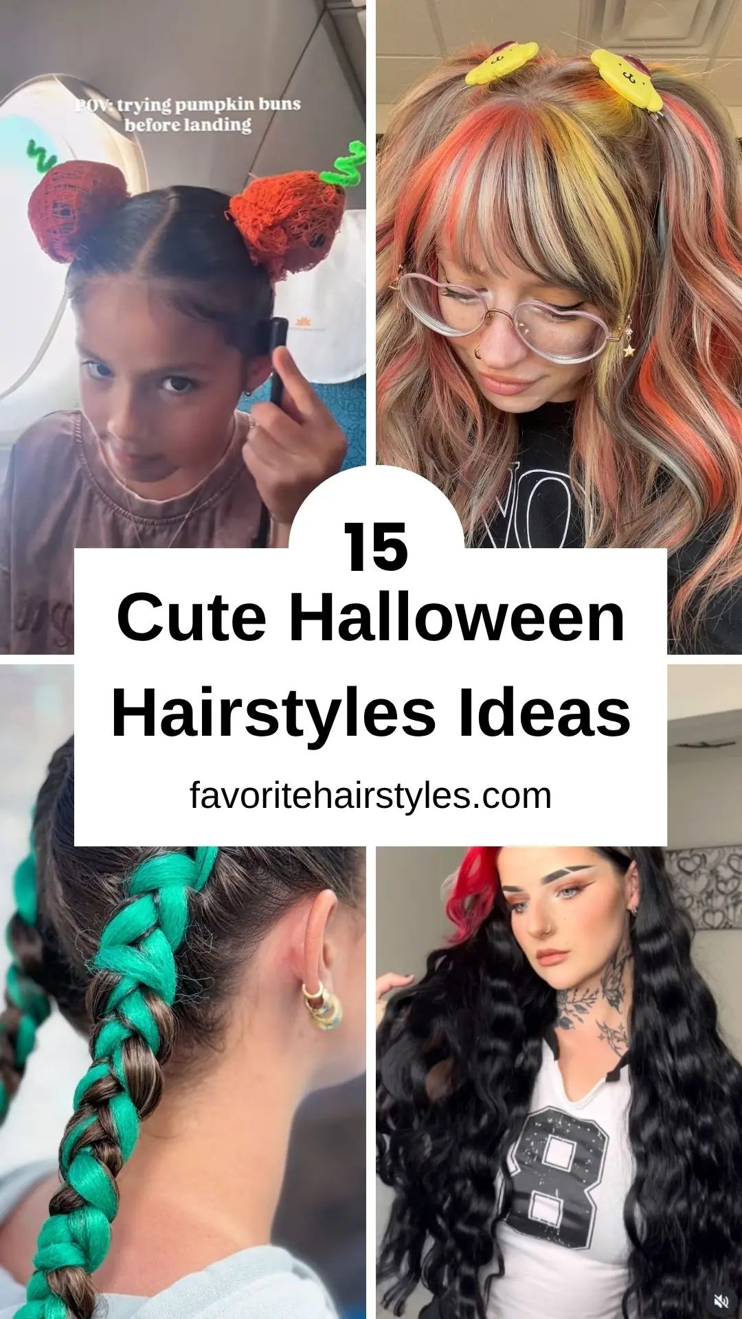 Cute Halloween Hairstyles 