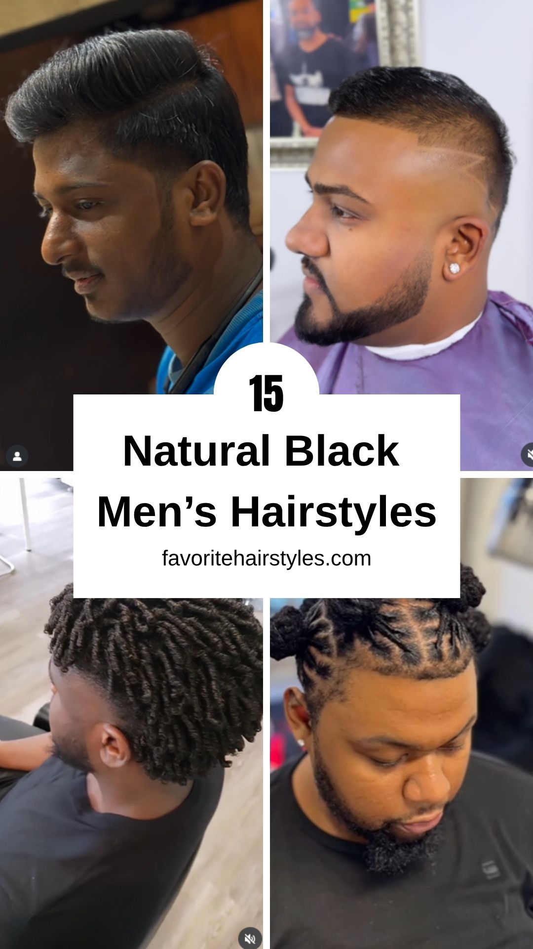 Natural Black Men’s Hairstyles