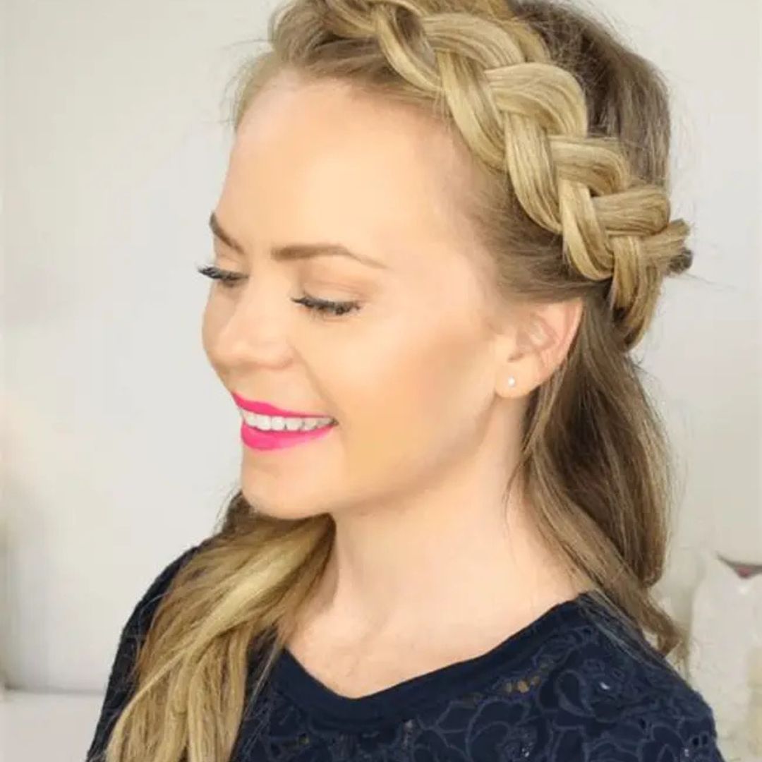 Women High Volume Crown Hairstyle for Round Face