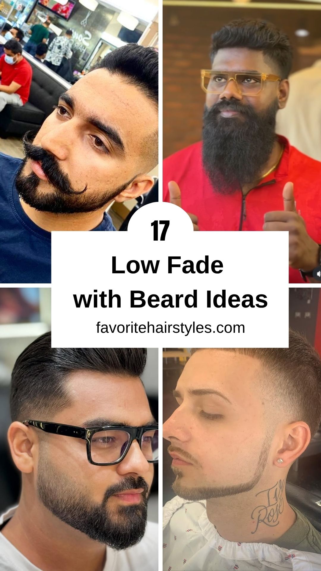 Low Fade with Beard