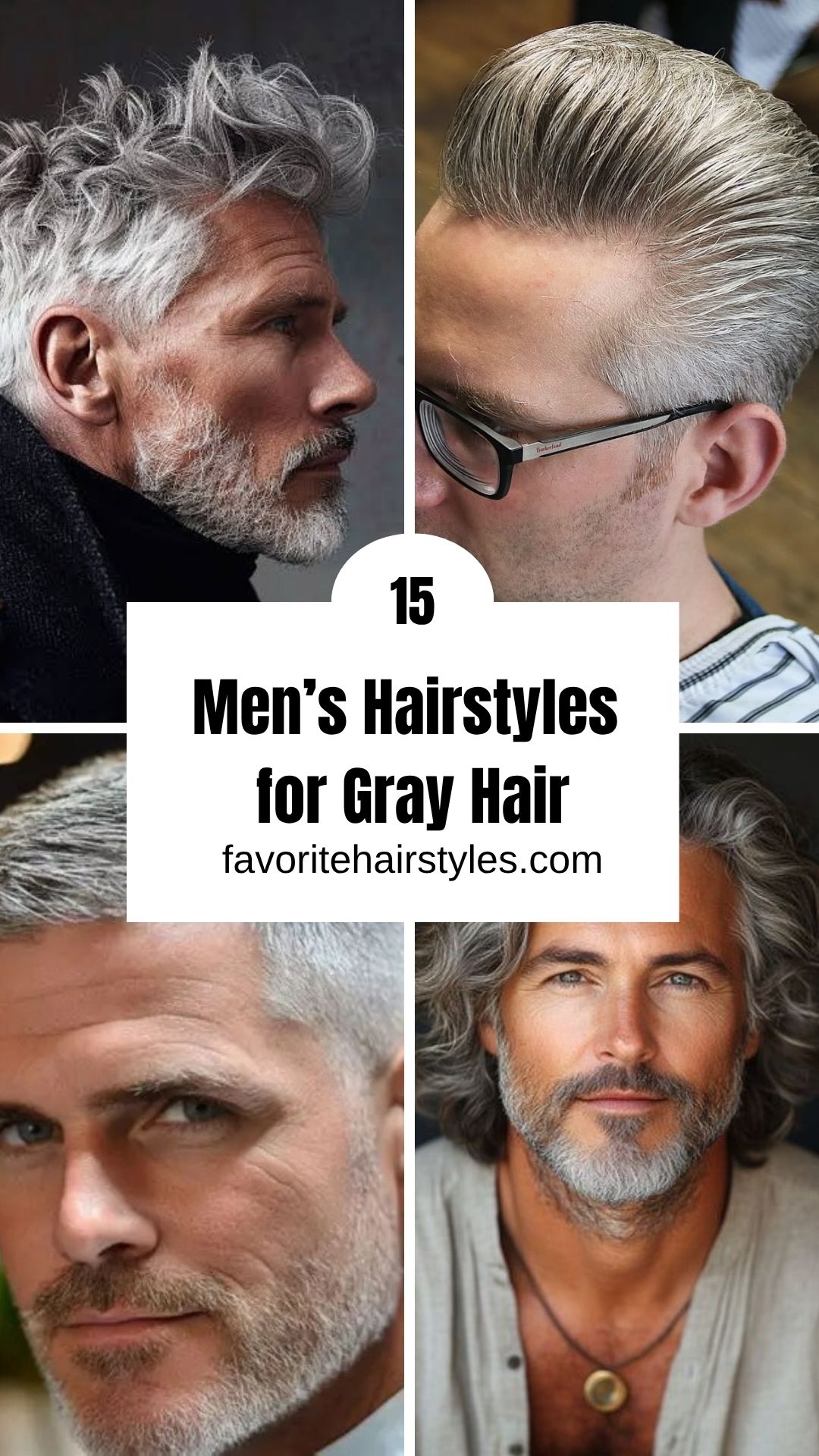 Men’s Hairstyles for Gray Hair