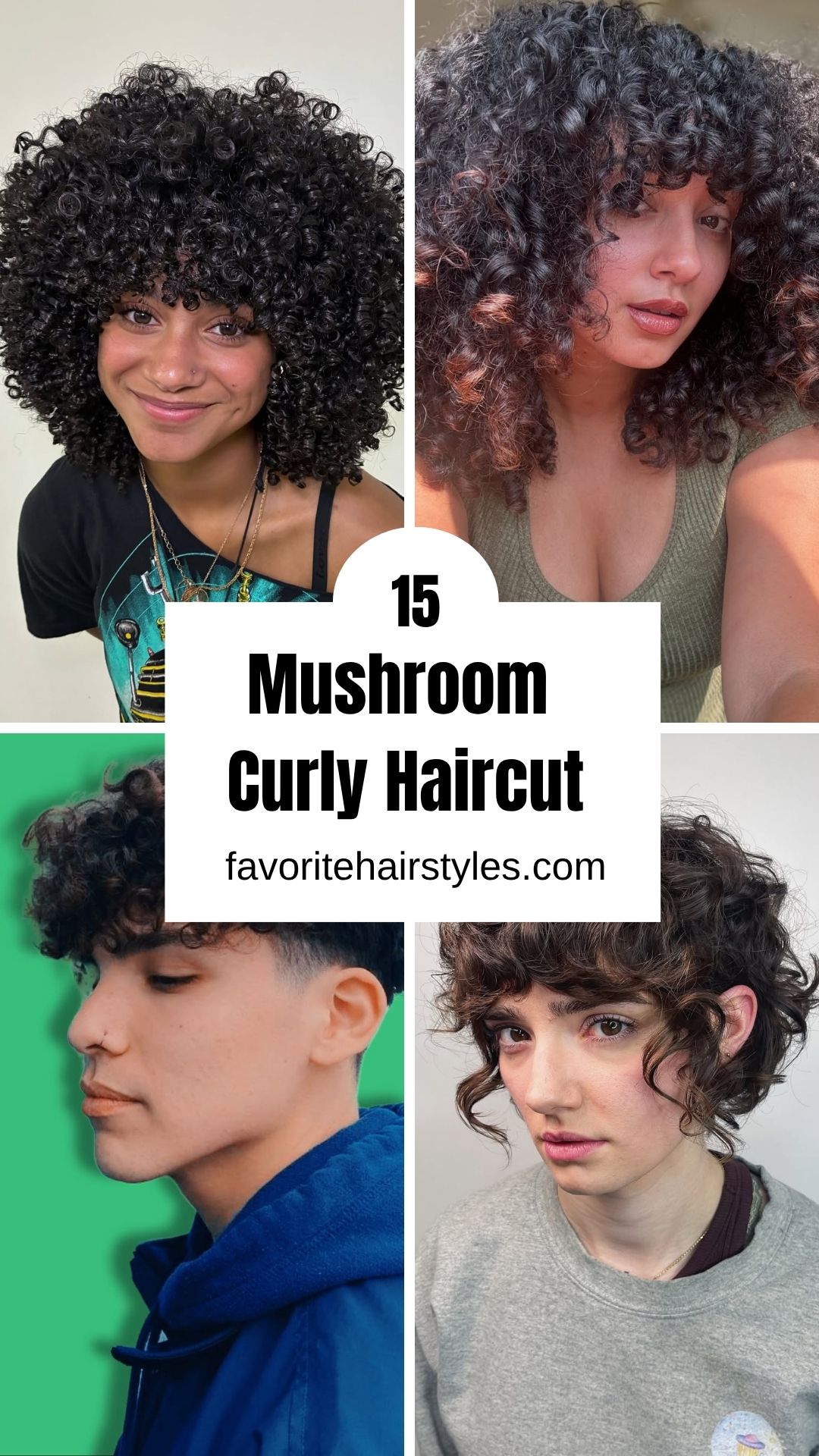 Mushroom Curly Haircut