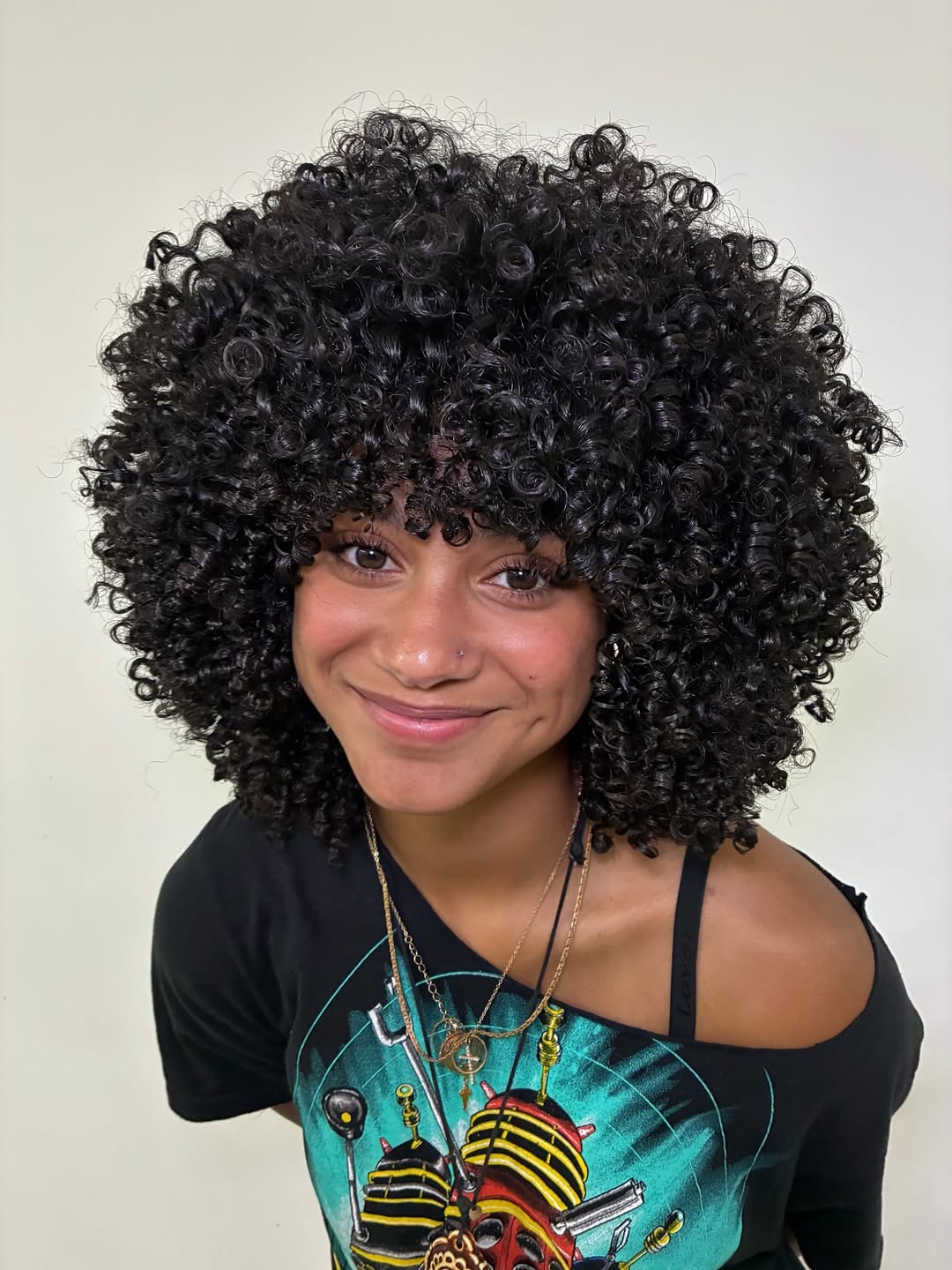 Mushroom Curly Haircut