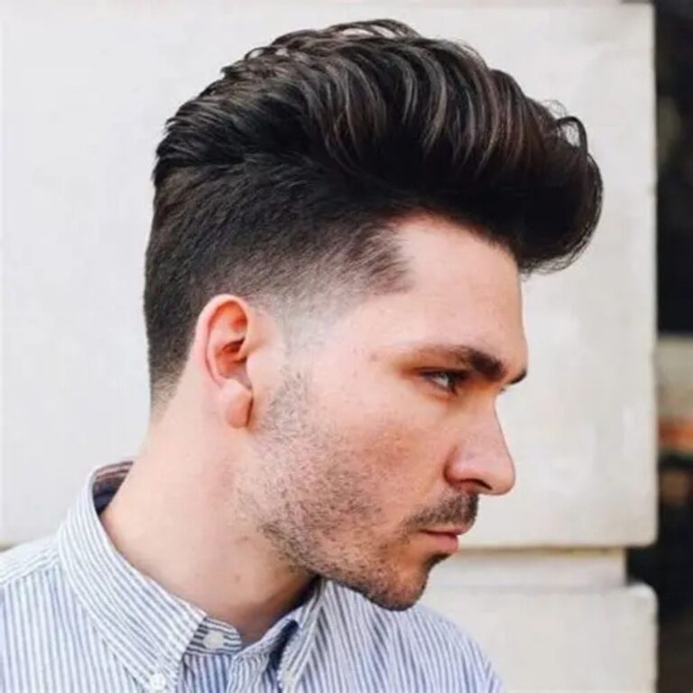 Men Slicked-back Styles Hairstyle for Square Face Guide