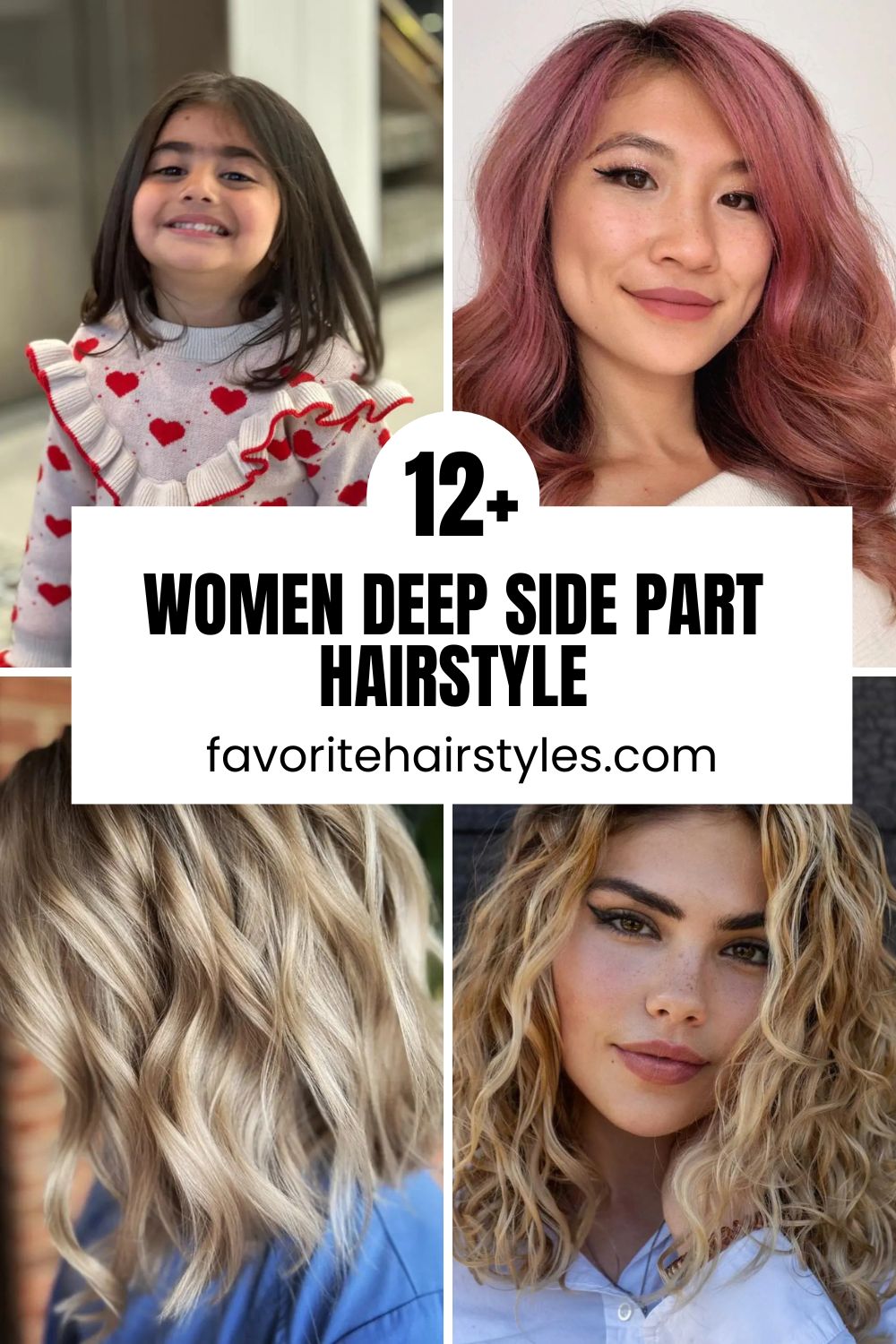 Women Lob with Waves Hairstyle